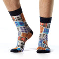 Patchwork Man Sock