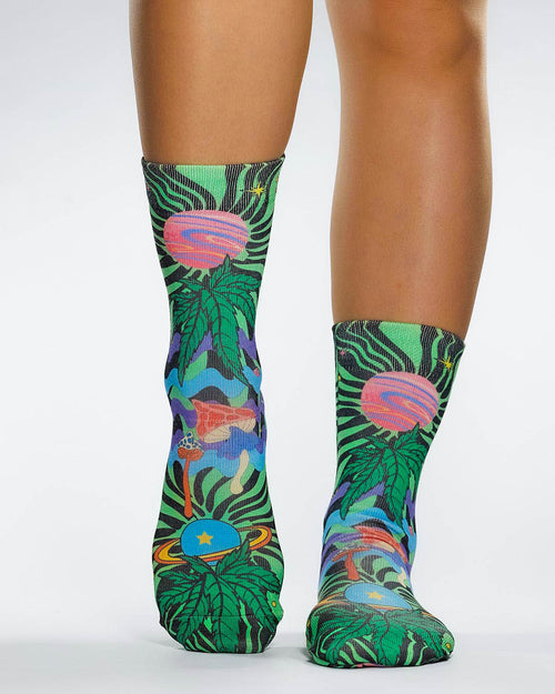JUNGLE LEAVES Lady Socks