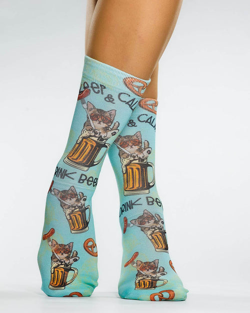 BEER CAT Lady Socks