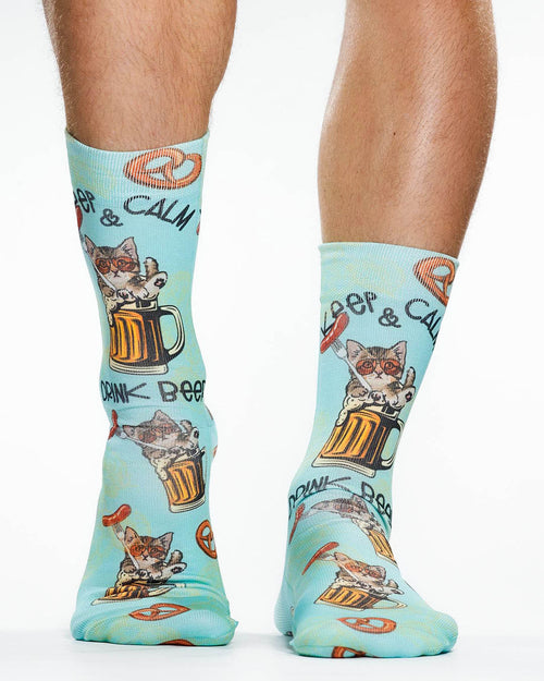 BEER CAT Men Socks