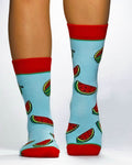 SWEET WATERMELON Knitted Socks