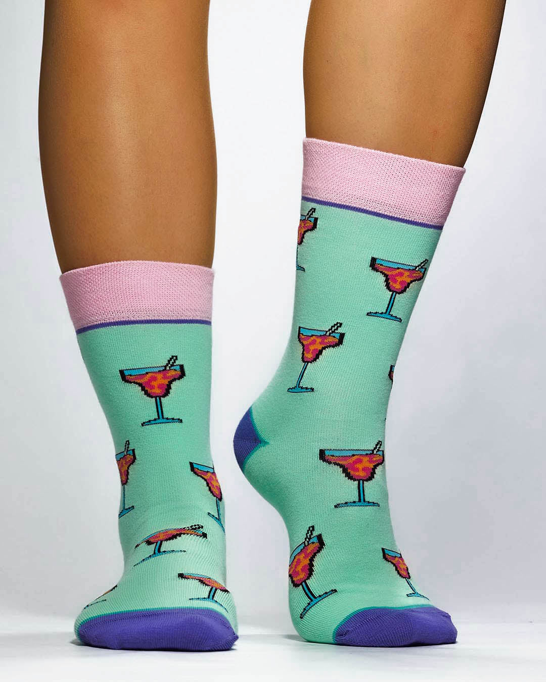 PINK COCTAIL Knitted Socks