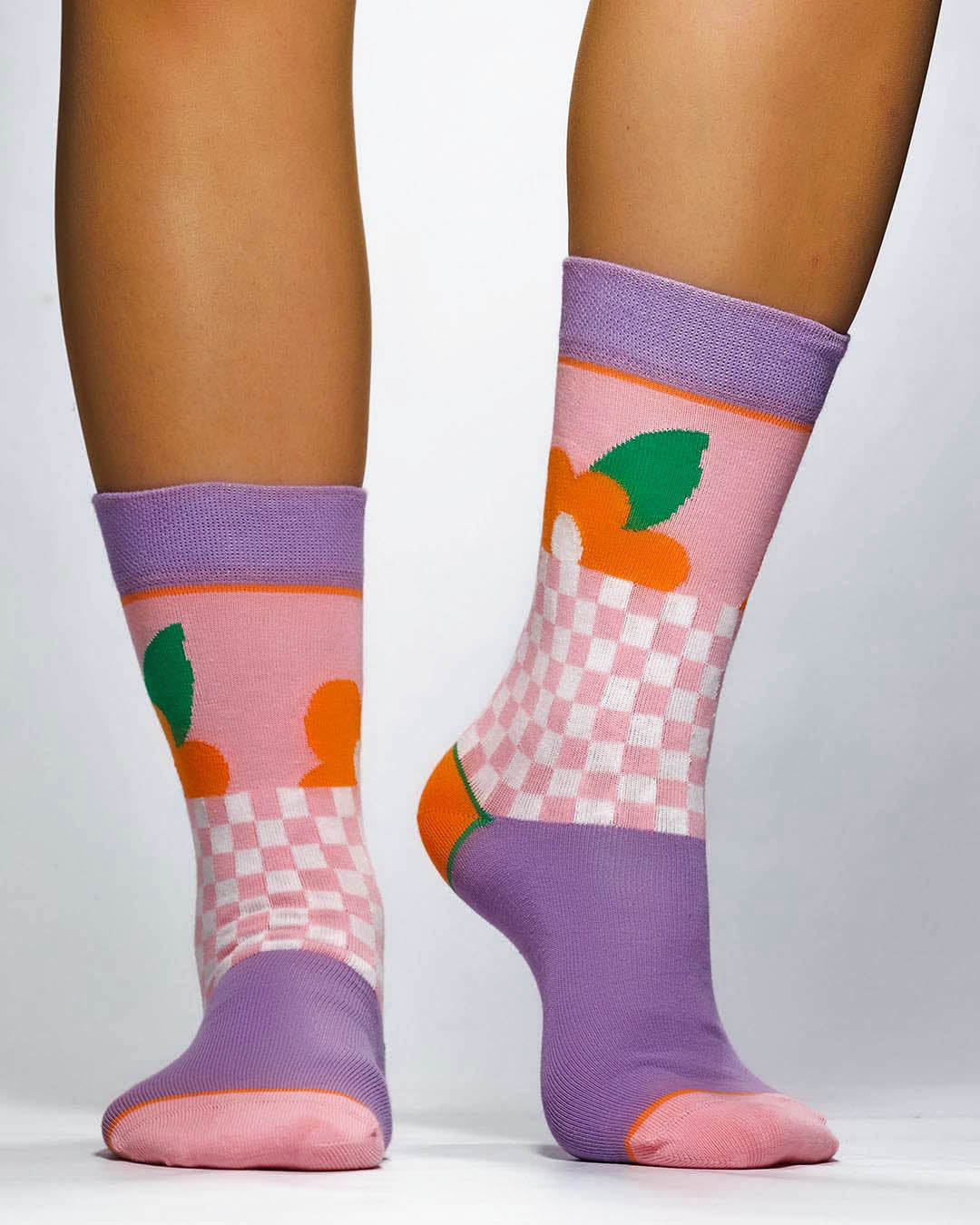 HIDDEN FLOWER Knitted Socks