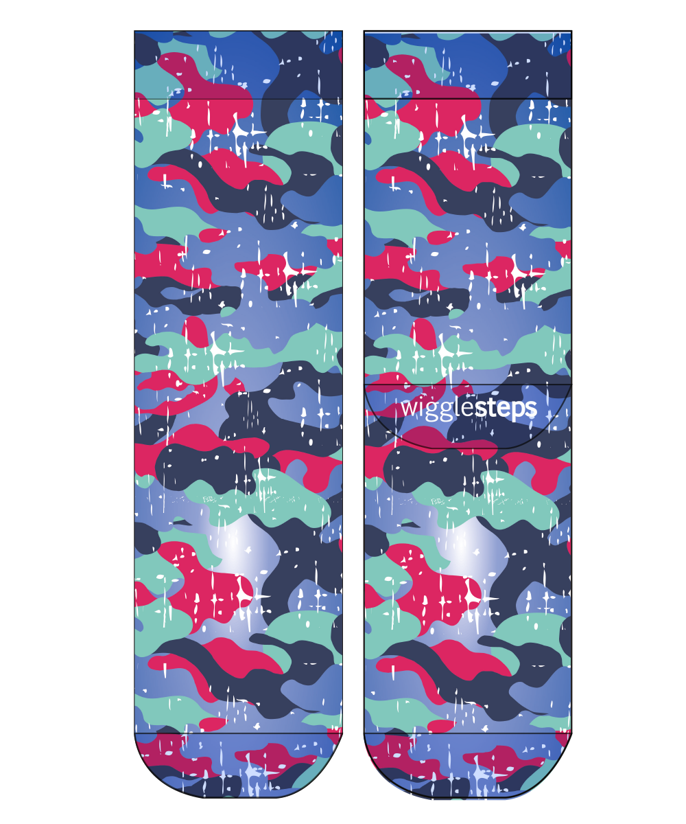 Fuchsia Camo Kadın Çorap