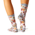 Retro Flower Kadın Çorap