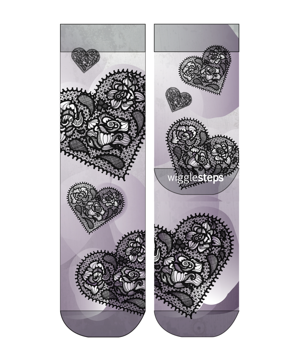 Heart Lace Kadın Çorap