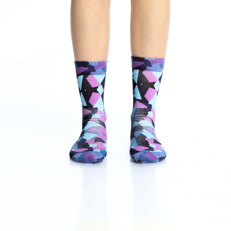 Purple Camo Kadın Çorap