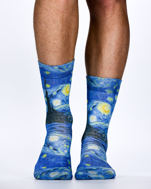 Van Gogh Starry Night Erkek Çorap
