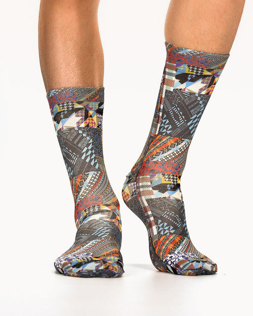 Ethnic Mixed Man Socks
