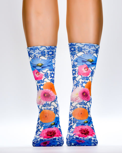 Flower Ceramic Kadın Çorap