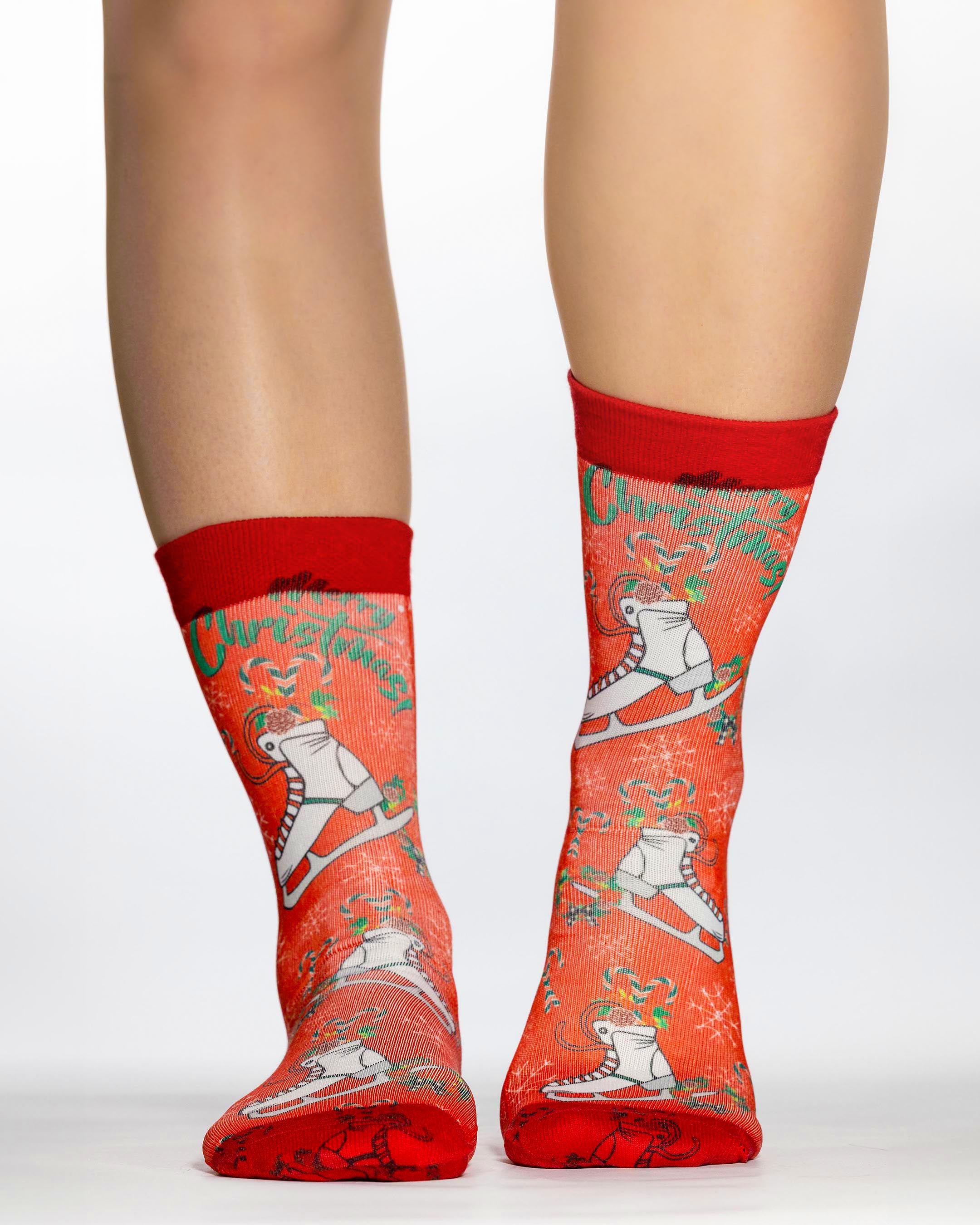 Christmas Skating Women's Socks