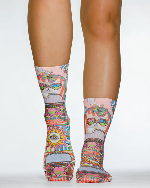 Hippie Cat Kadın Çorap