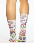 Skating Cat Kids Socks