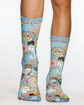 Peace Cat Kids Socks