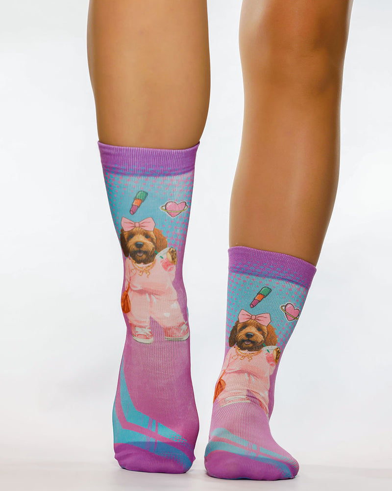 Tiki Dog I Kadın Çorap
