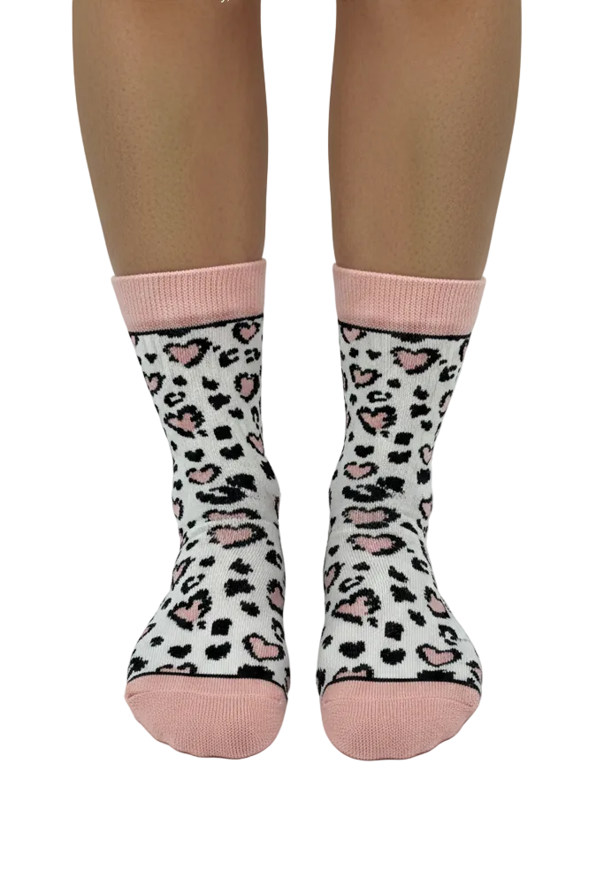 HEART SPOTS Knitting Socks