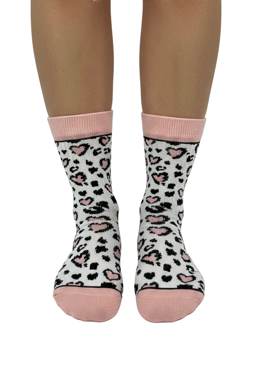 HEART SPOTS Knitting Socks