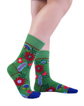 MEADOW GREEN Knitted Sock