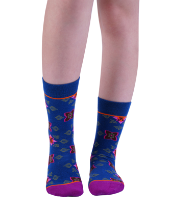 STARRY FLOWERS I Örgü Çorap