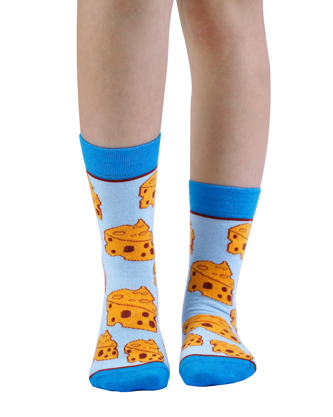 CHEESE PIECES Örgü Çorap