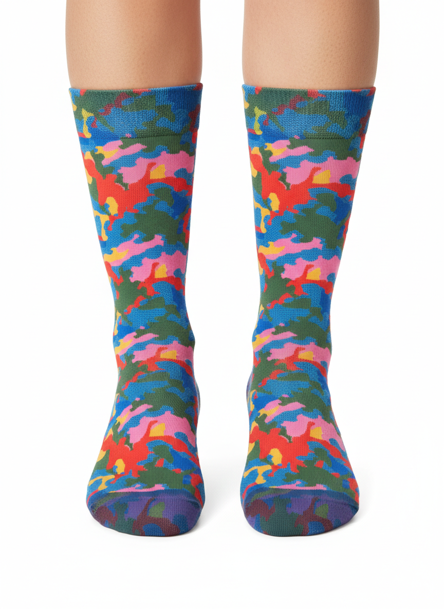COLOR CAMO Lady Socks