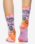 ENJOY YOUR COFFEE Lady Socks