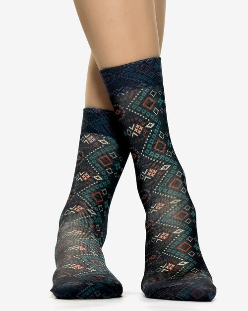 CROSS STICH Lady Socks