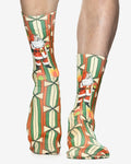 RETRO SANTA I Man Socks