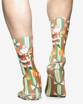 RETRO SANTA I Man Socks