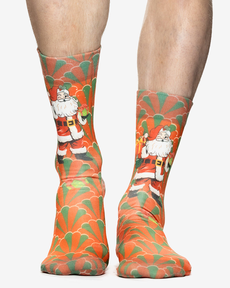 RETRO SANTA II Man Socks