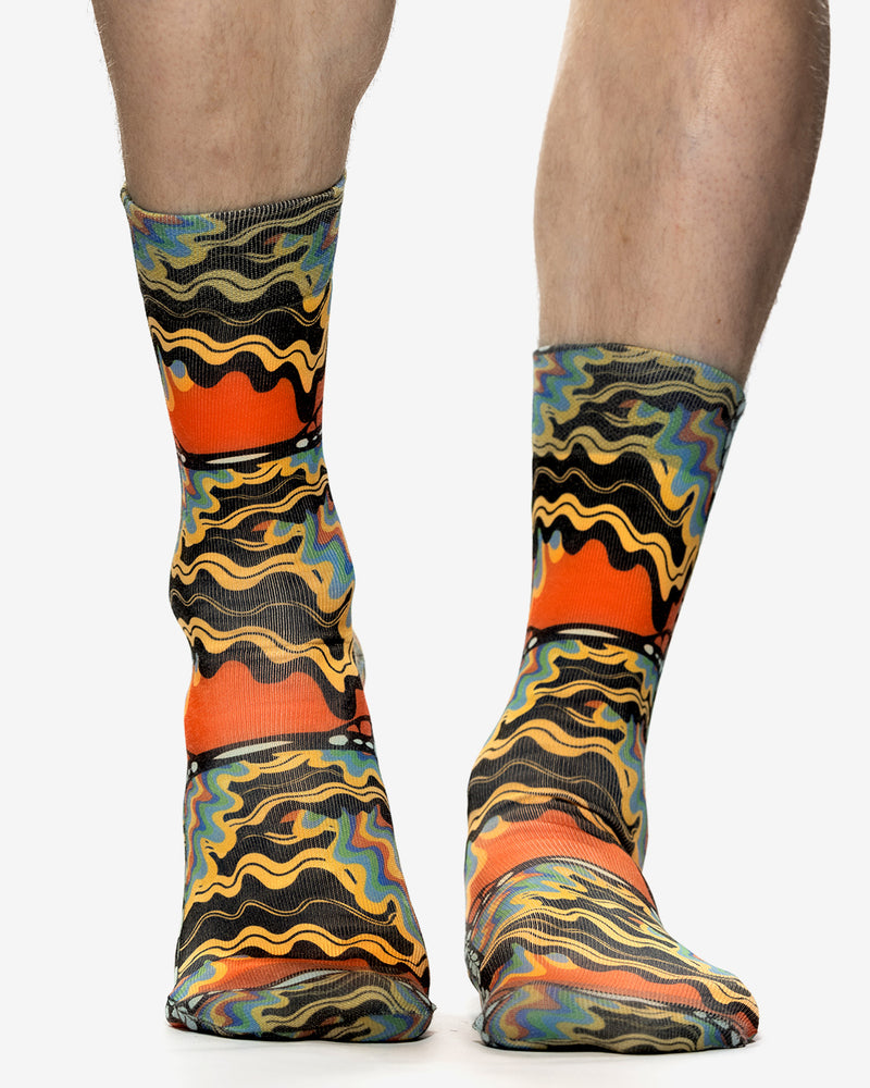 AUTUMN WAVE Man Socks