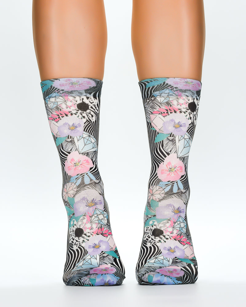 Diamont Zebra Kadın Çorap