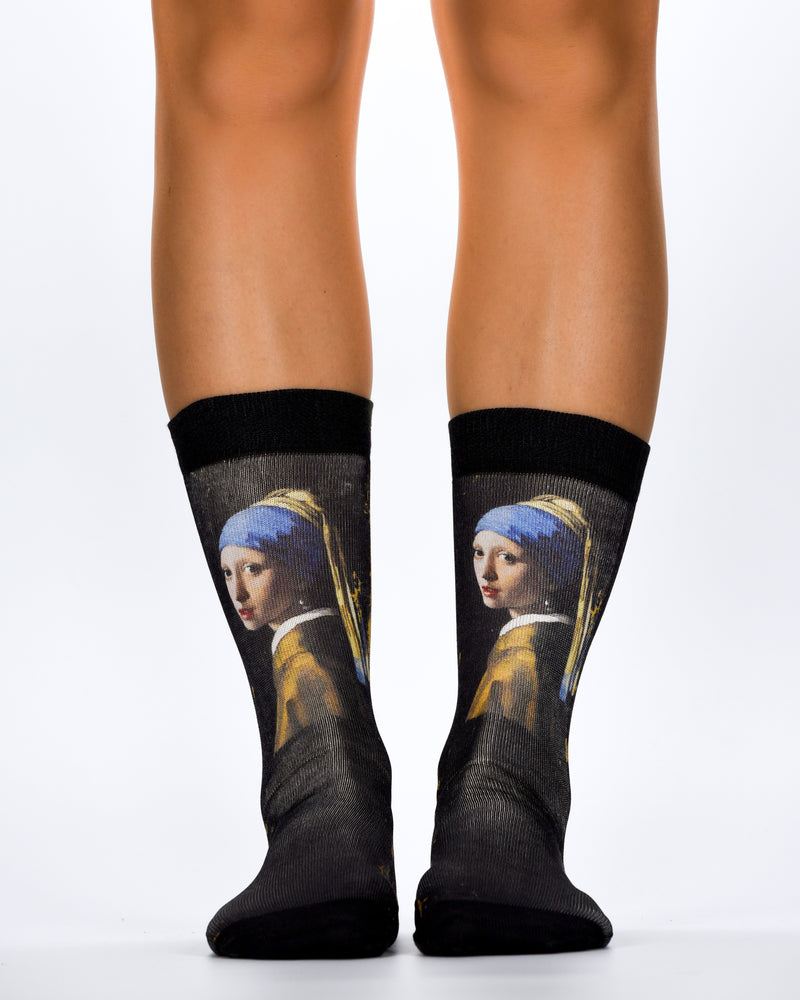 Johannes Vermeer - Girl With a Pearl Kadın Çorap