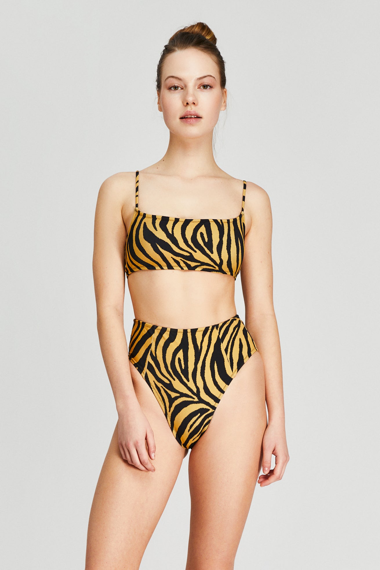 Color Zebra Kadın Bikini Üst