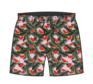 Watermelon Men's Swim Trunks