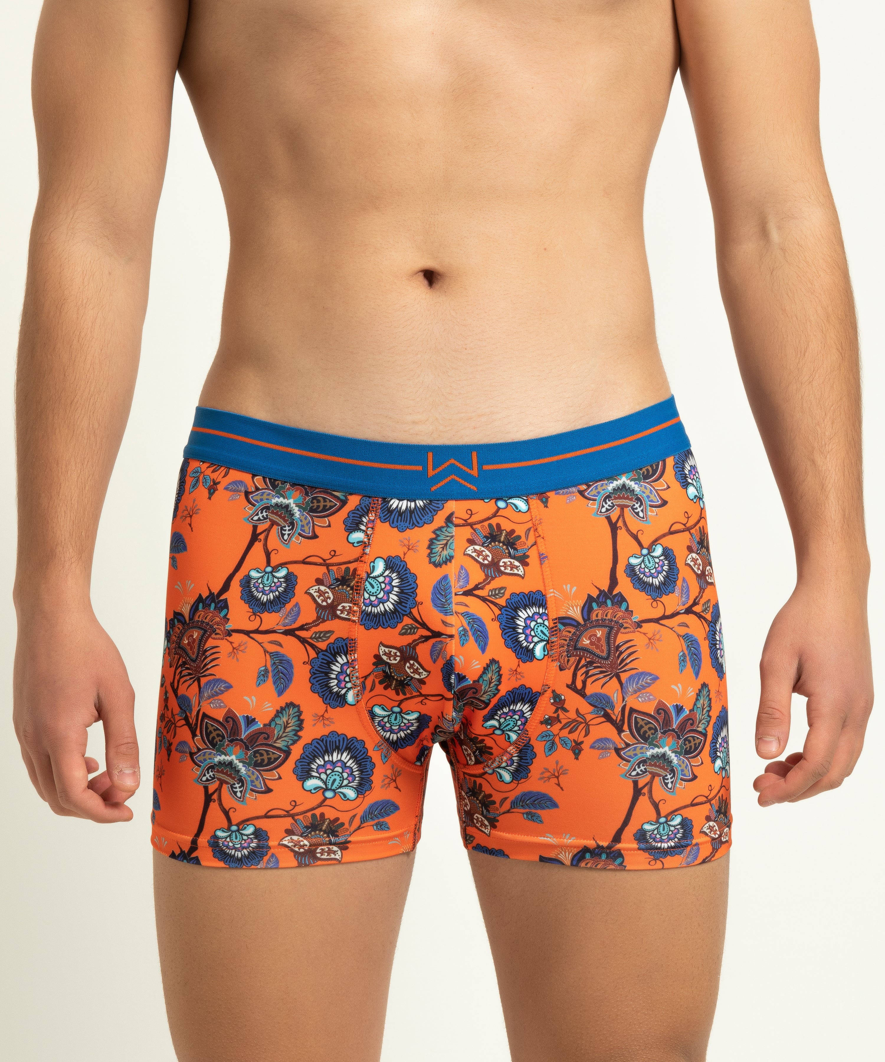 Orange Paisley Boxer